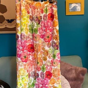 ModCloth tropical skirt with pockets